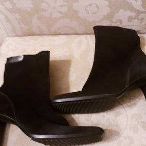 SESTO MEUCCI BLACK SUEDE LEATHER 10M